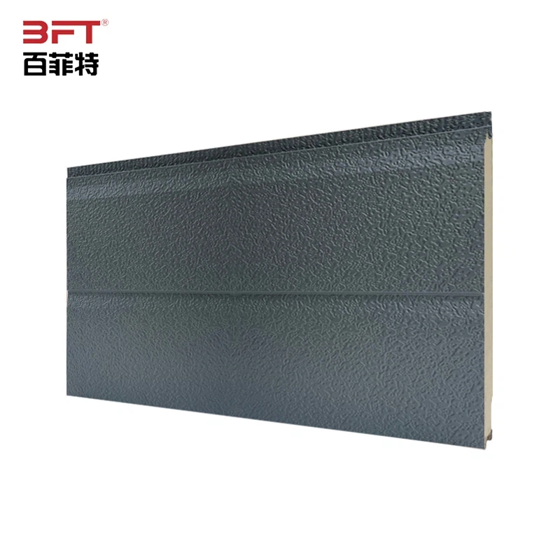 Metallfassaadipaneelid krohvgrafiitvärviga tööstushoonetele