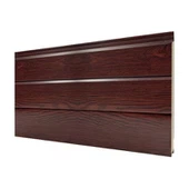 Tumeda puidu välimusega 3D fassaadi metallpaneelid